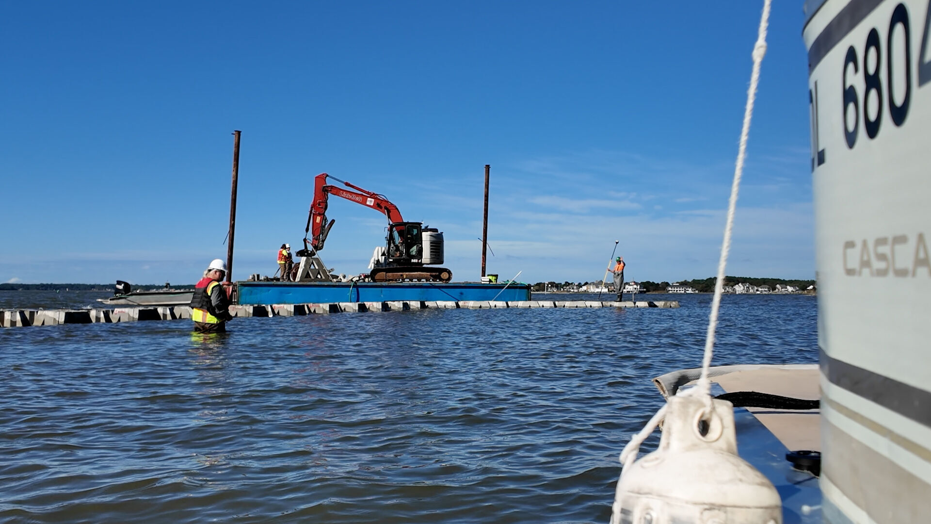 'These will be here for generations’: Thompson Island project targets erosion